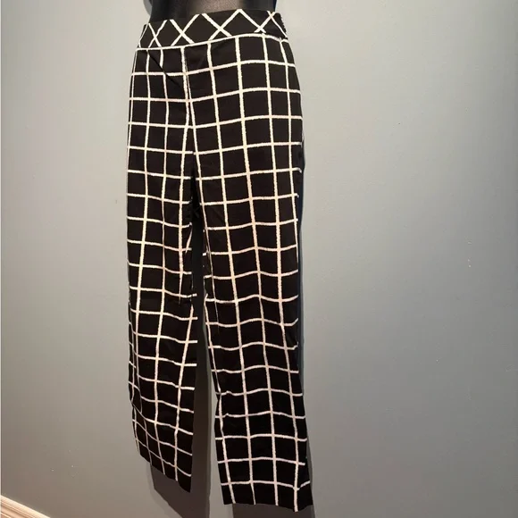 Donna Degnan Checkered Cropped Pants size 6 - Picture 4 of 10